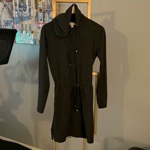 Michael Kors/ Black/gray dress w/hoodie